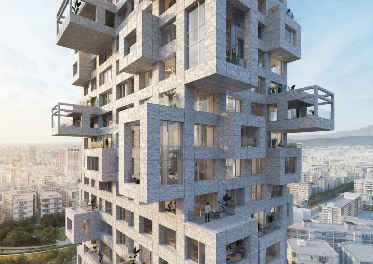 MVRDV台灣首件住宅作品在天母!「跳出來的盒子」為建築造型注入趣味 MVRDV台灣首件住宅作品在天母!「跳出來的盒子」為建築造型注入趣味