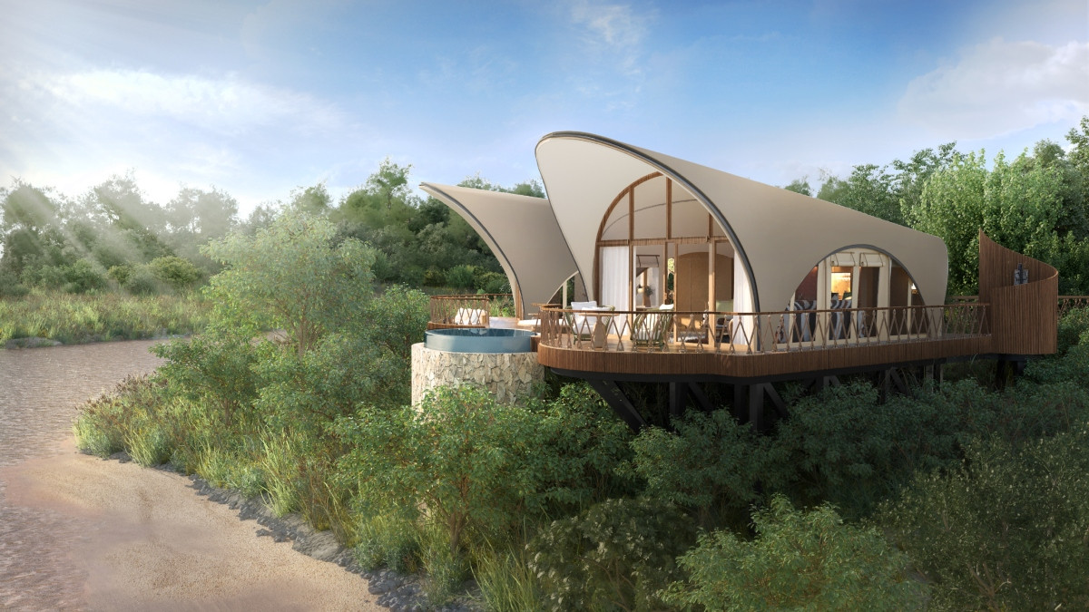 The Ritz-Carlton Masai Mara Safari Camp以高出地面3米的建物塑造獨特「樹冠視角」。(圖片提供:LW Design Group) The Ritz-Carlton Masai Mara Safari Camp以高出地面3米的建物塑造獨特「樹冠視角」。(圖片提供:LW Design Group)