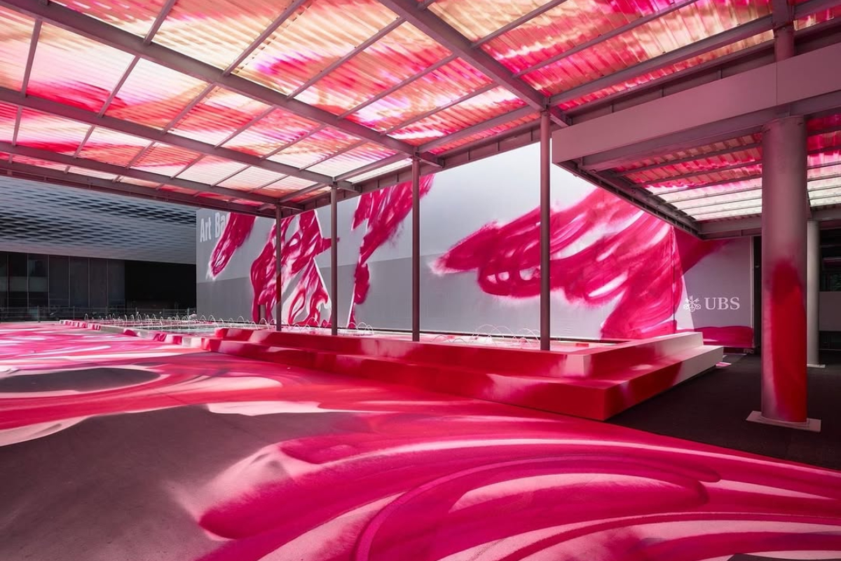 Art Basel大型公共藝術《CHOIR》!德國藝術家Katharina Grosse創作「無法被擁有」的畫 Art Basel大型公共藝術《CHOIR》!德國藝術家Katharina Grosse創作「無法被擁有」的畫