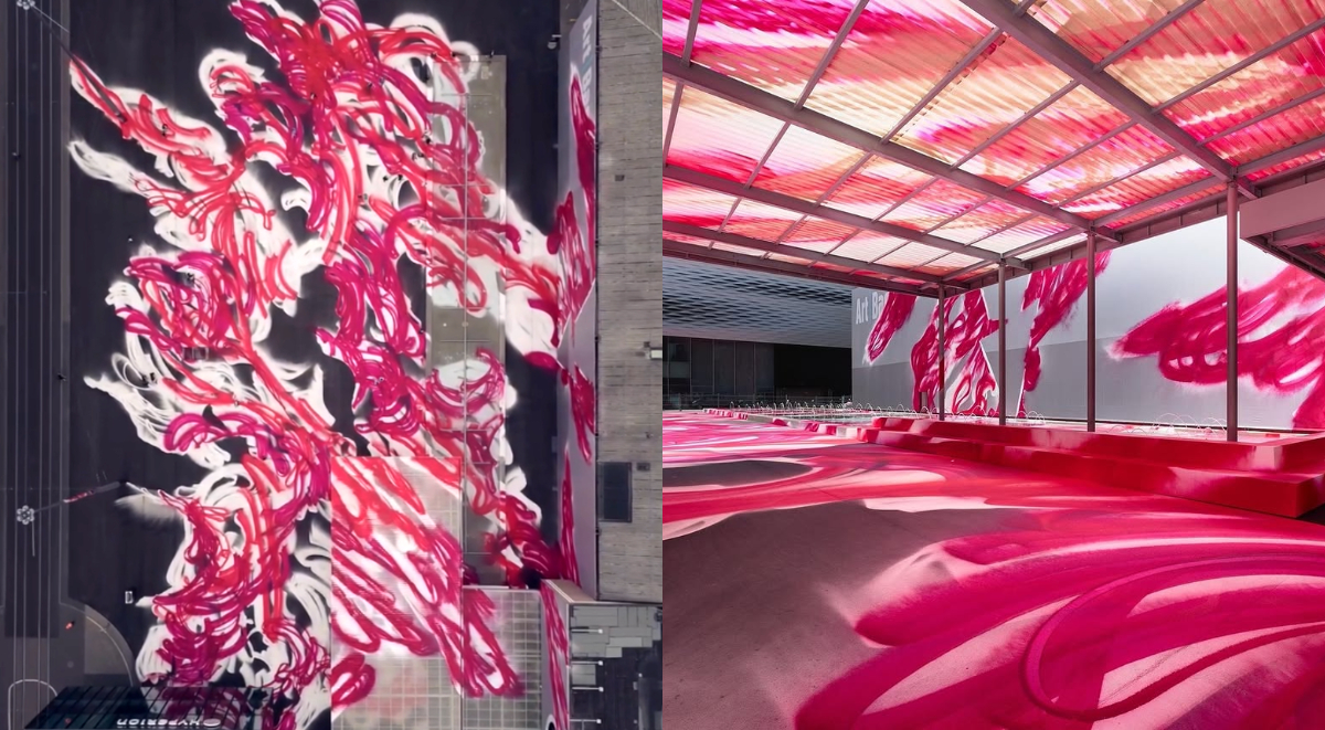 Art Basel大型公共藝術《CHOIR》!德國藝術家Katharina Grosse創作「無法被擁有」的畫 Art Basel大型公共藝術《CHOIR》!德國藝術家Katharina Grosse創作「無法被擁有」的畫