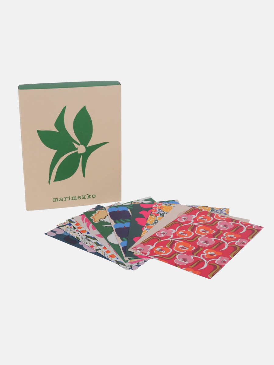 《Field of Flowers 花間藝境》明信片組(10入) NT$1,290。(圖片提供:Marimekko) 《Field of Flowers 花間藝境》明信片組(10入) NT$1,290。(圖片提供:Marimekko)