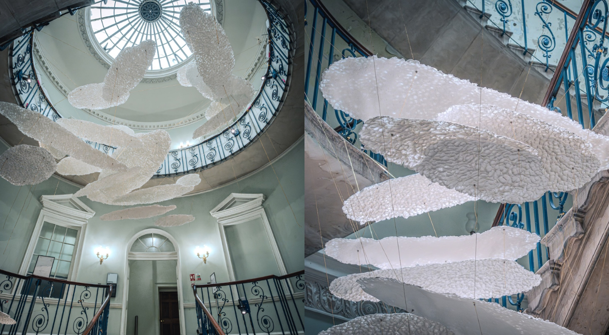 隈研吾實驗計劃「和紙雲朵」亮相倫敦!飄進18世紀古典建築,展開一場東西方對話 隈研吾實驗計劃「和紙雲朵」亮相倫敦!飄進18世紀古典建築,展開一場東西方對話