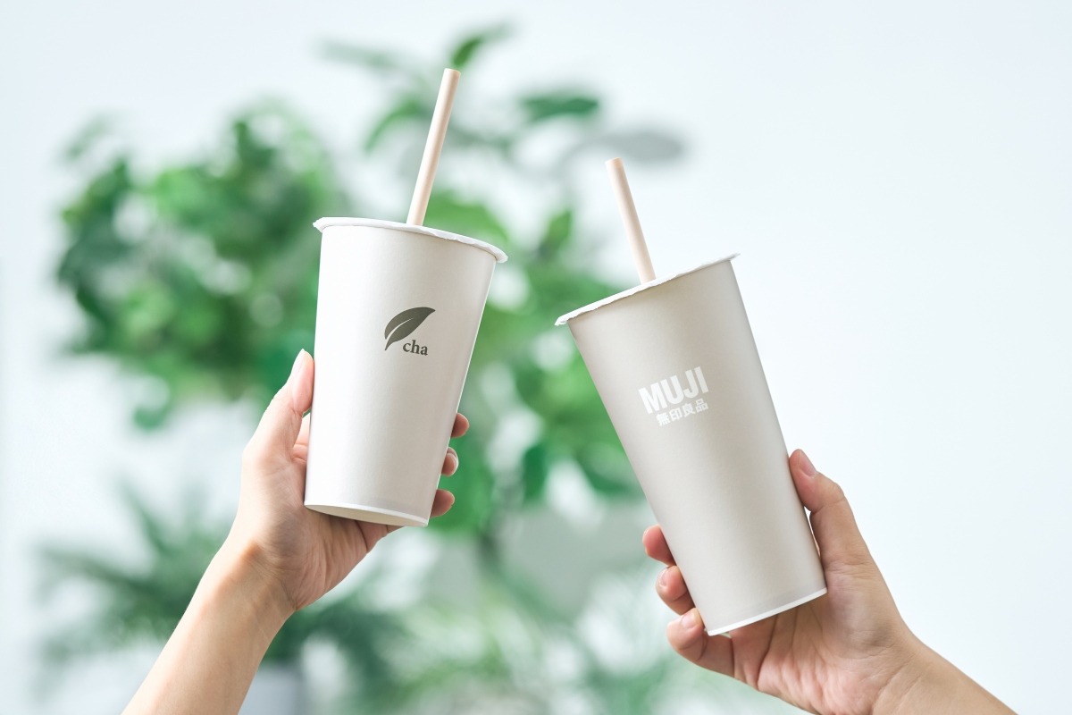 「cha POP UP STORE」期間限定店提供的飲品皆為500ml,採每日限量供應。(圖片提供:無印良品) 「cha POP UP STORE」期間限定店提供的飲品皆為500ml,採每日限量供應。(圖片提供:無印良品)