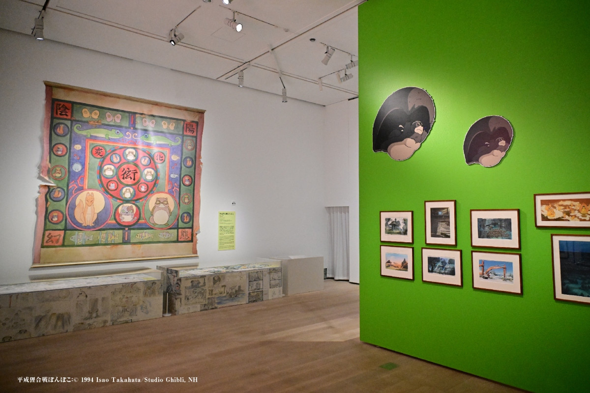 《平成狸合戰》展區一隅。(圖片來源:森ビル株式会社) 《平成狸合戰》展區一隅。(圖片來源:森ビル株式会社)