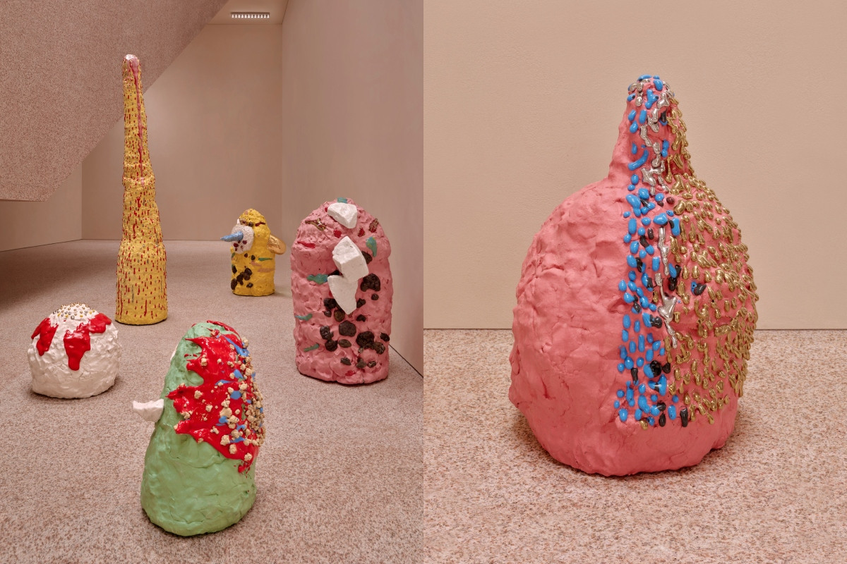 陶藝家桑田卓郎活用日本金繼工藝傳達「不完美美學」,與Acne Studios諸多設計可謂不謀而合。(圖片提供:Acne Studios) 陶藝家桑田卓郎活用日本金繼工藝傳達「不完美美學」,與Acne Studios諸多設計可謂不謀而合。(圖片提供:Acne Studios)