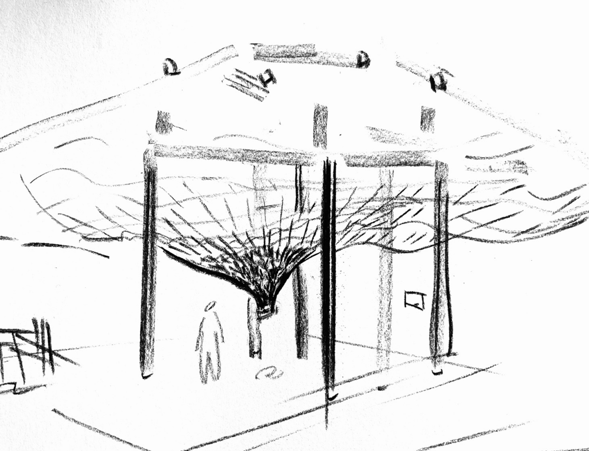 藝術家劉致宏三度回歸藝術島,將於北竿創作全新作品《漁汐》、《魚漬》。此為《漁汐》作品草圖。(圖片提供:馬祖國際藝術島) 藝術家劉致宏三度回歸藝術島,將於北竿創作全新作品《漁汐》、《魚漬》。此為《漁汐》作品草圖。(圖片提供:馬祖國際藝術島)