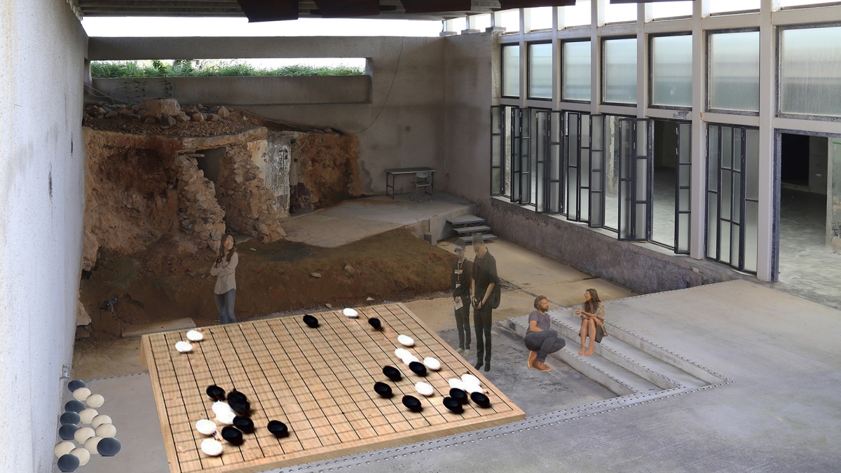 李佩珊在南竿26據點展出《不是誰的棋子,我們是...》,此為作品示意。(圖片提供:馬祖國際藝術島) 李佩珊在南竿26據點展出《不是誰的棋子,我們是...》,此為作品示意。(圖片提供:馬祖國際藝術島)