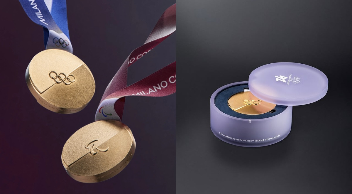 2026米蘭冬奧獎牌設計！兩種牌面質地象徵團結精神，展現義大利精緻工藝