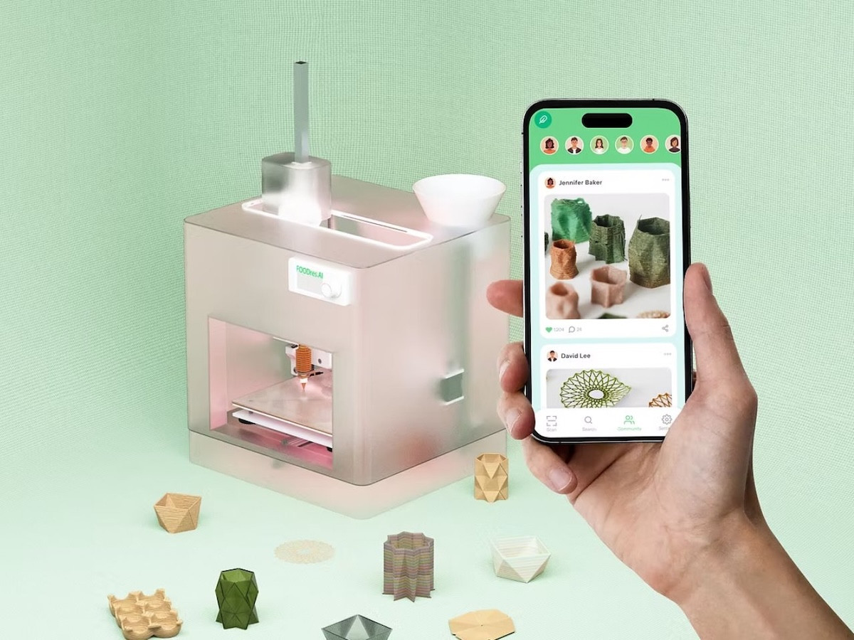 把廚餘變成設計:MIT畢業生打造3D列印機「Foodres.AI」,將食物浪費轉化為花器與家飾 把廚餘變成設計:MIT畢業生打造3D列印機「Foodres.AI」,將食物浪費轉化為花器與家飾