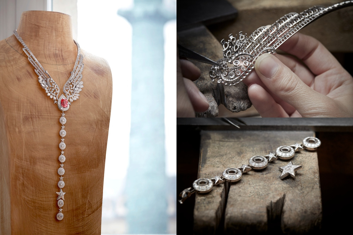 Wings of CHANEL項鍊製作工藝。(圖片提供:Chanel) Wings of CHANEL項鍊製作工藝。(圖片提供:Chanel)