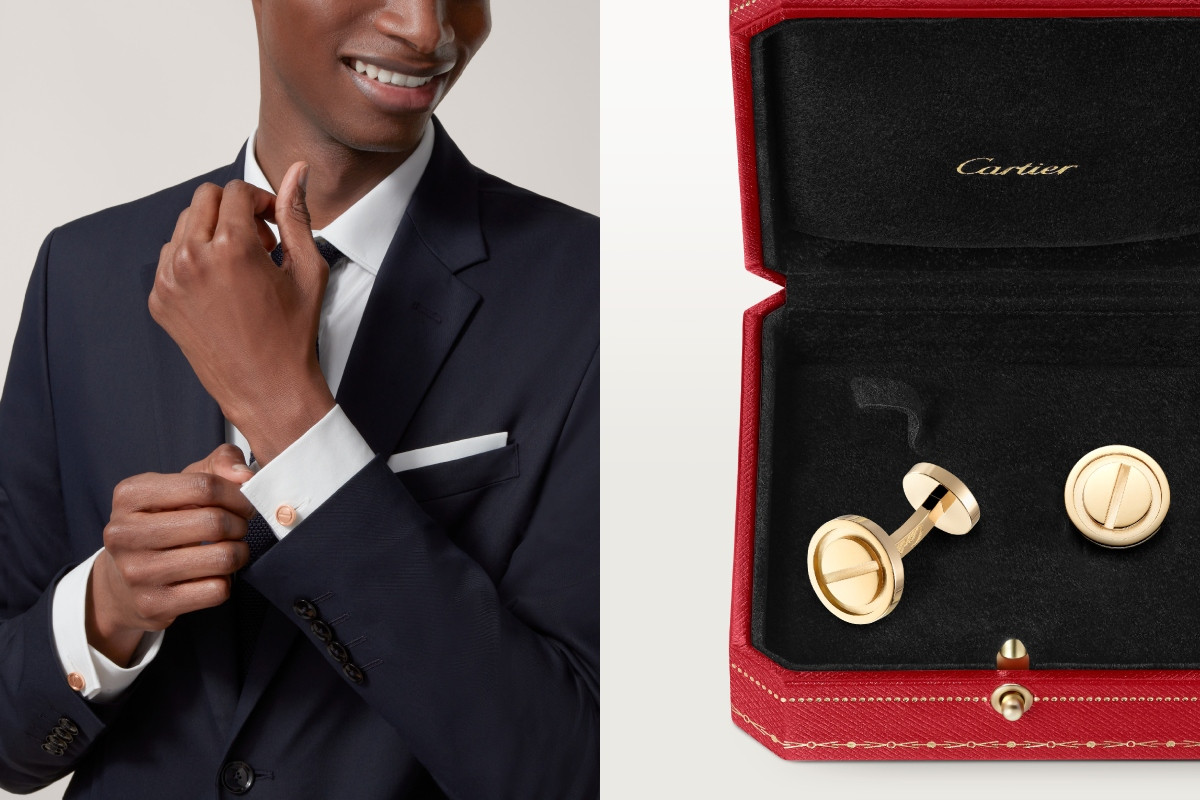 Cartier Love袖扣。(圖片提供:Cartier) Cartier Love袖扣。(圖片提供:Cartier)