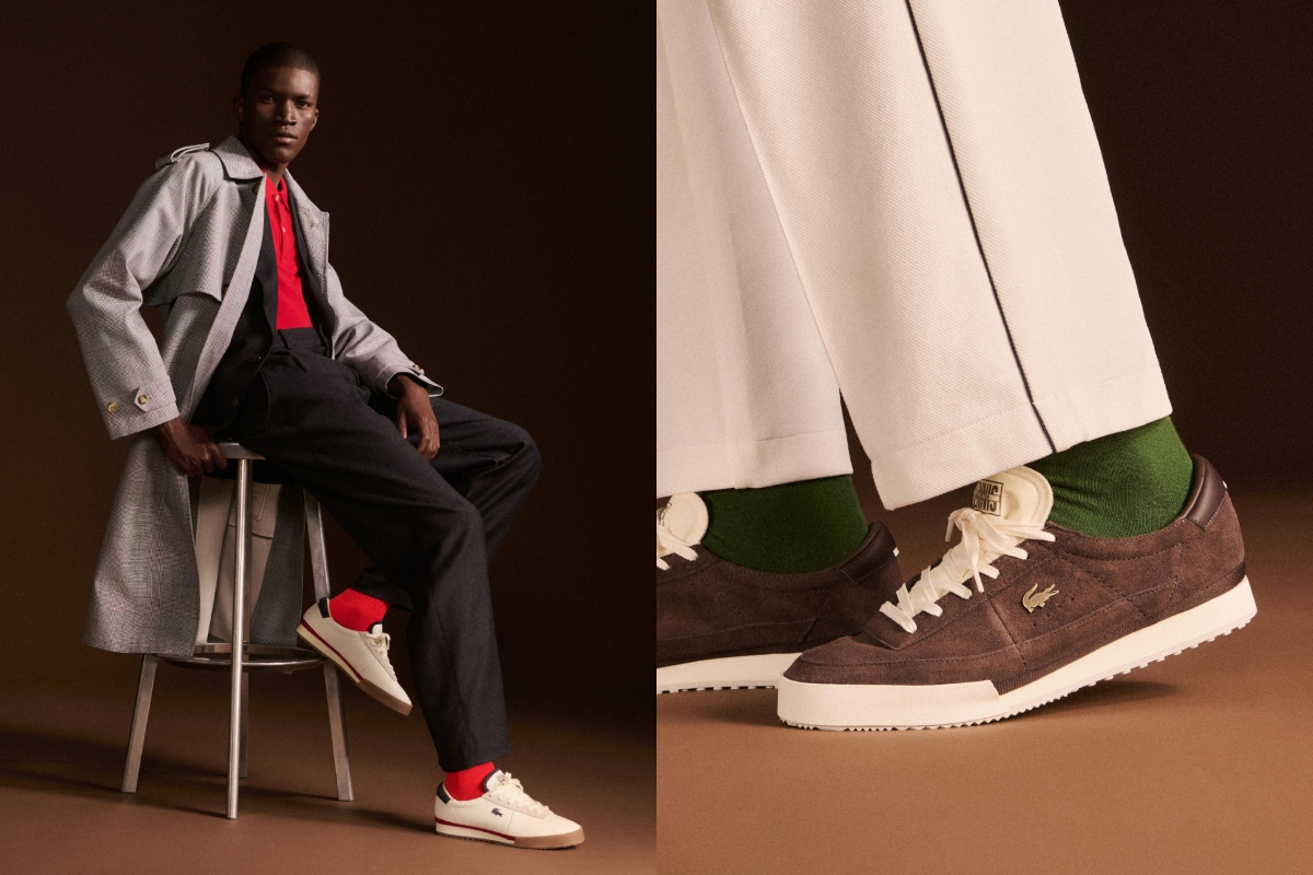 Lacoste AURA運動鞋。(圖片提供:Lacoste) Lacoste AURA運動鞋。(圖片提供:Lacoste)