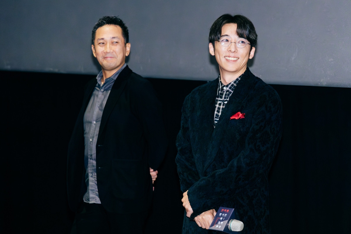高橋一生(右)上週末甫攜新片《岸邊露伴一動也不動 懺悔室》來台會粉絲。(圖片提供:原創娛樂) 高橋一生(右)上週末甫攜新片《岸邊露伴一動也不動 懺悔室》來台會粉絲。(圖片提供:原創娛樂)