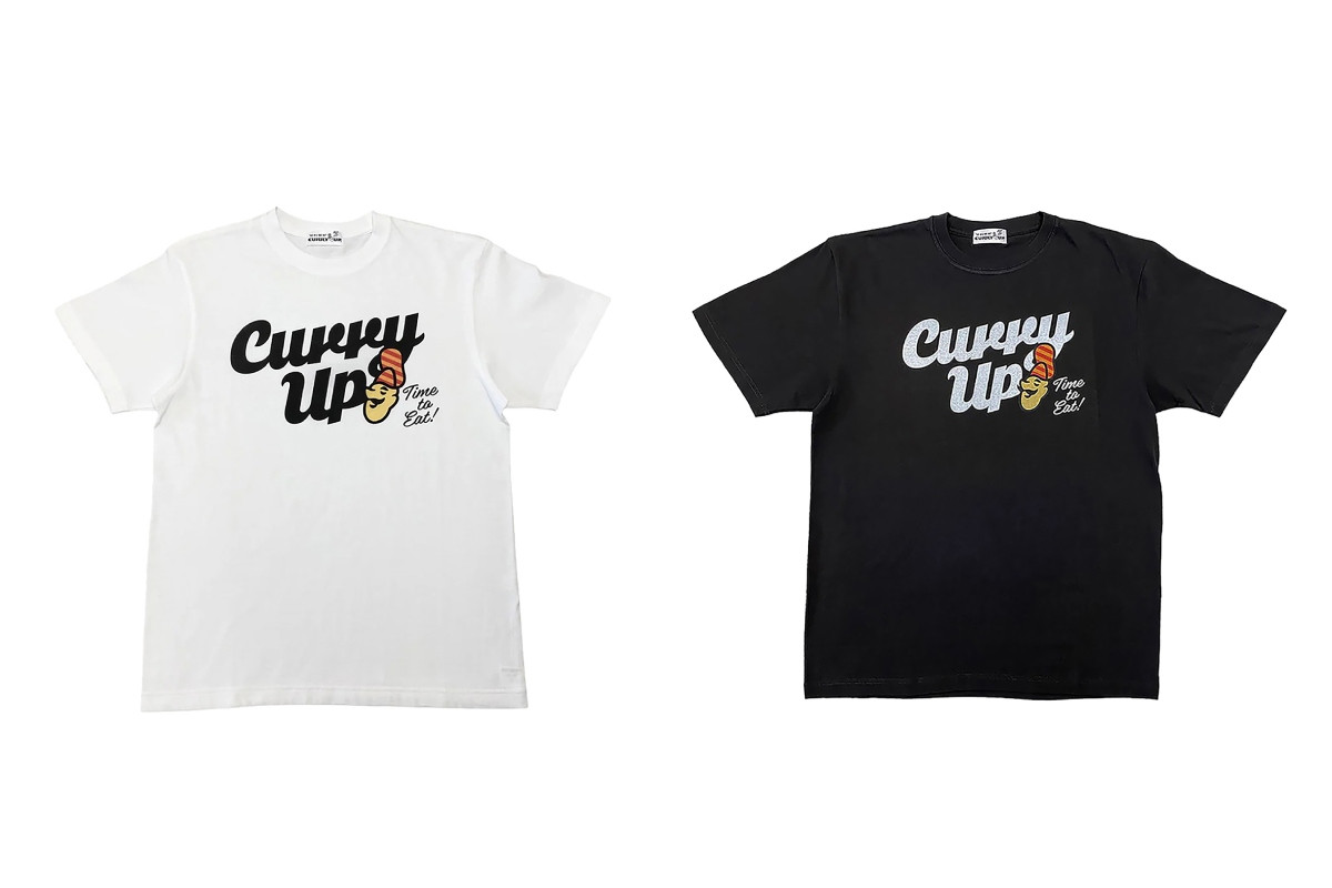 Curry Up經典T恤,黑/白,NT$1,880。(圖片提供:Curry Up) Curry Up經典T恤,黑/白,NT$1,880。(圖片提供:Curry Up)