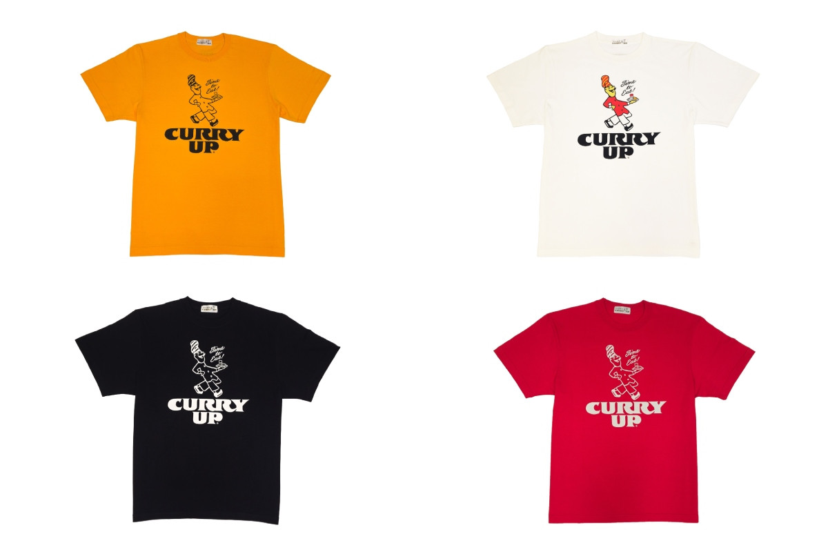 【全球獨家】Curry Up Taipei限量T恤,期間店限定深黃/白/黑/紅,NT$1,880。(圖片提供:Curry Up) 【全球獨家】Curry Up Taipei限量T恤,期間店限定深黃/白/黑/紅,NT$1,880。(圖片提供:Curry Up)
