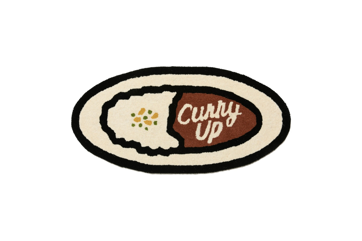 Human Made Curry Up牛肉咖哩小地墊,NT$4,280。(圖片提供:Curry Up) Human Made Curry Up牛肉咖哩小地墊,NT$4,280。(圖片提供:Curry Up)