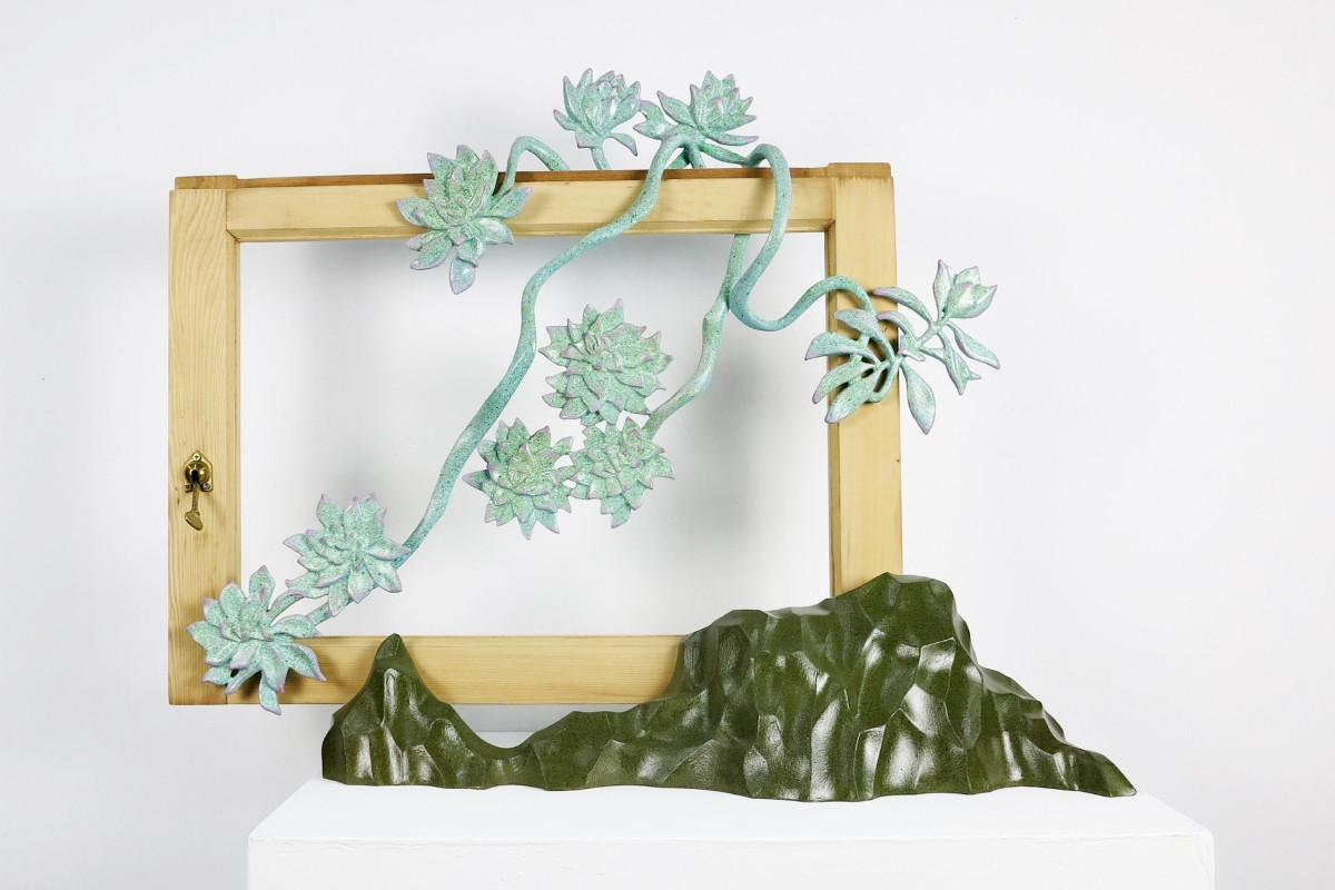 林冠吟作品〈石蓮花〉。(圖⽚提供:Courtesy of the Artist, YIRI ARTS) 林冠吟作品〈石蓮花〉。(圖⽚提供:Courtesy of the Artist, YIRI ARTS)