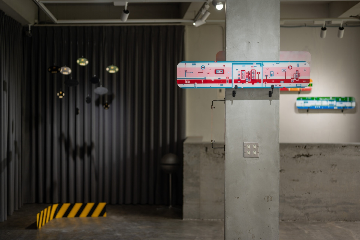 《框選、路徑》展覽現場。(圖⽚提供:Courtesy of the Artist, YIRI ARTS) 《框選、路徑》展覽現場。(圖⽚提供:Courtesy of the Artist, YIRI ARTS)