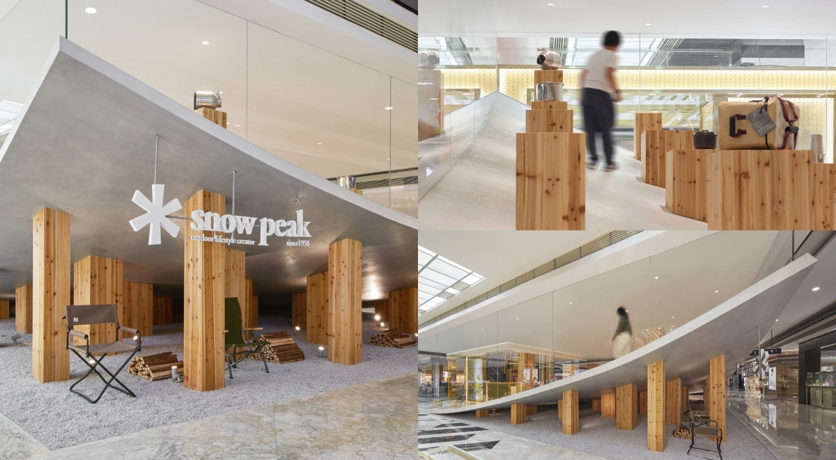 在人造丘陵上「實測」露營用具?日本KiKi建築事務所操刀Snow Peak新店:木構支撐混凝土坡面,藏回歸自然3大寓意 在人造丘陵上「實測」露營用具?日本KiKi建築事務所操刀Snow Peak新店:木構支撐混凝土坡面,藏回歸自然3大寓意