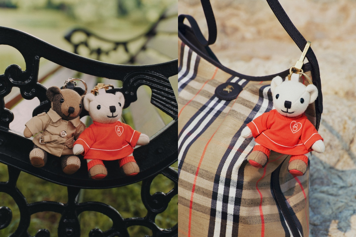 Burberry Thomas泰迪熊吊飾。(圖片提供:Burberry) Burberry Thomas泰迪熊吊飾。(圖片提供:Burberry)