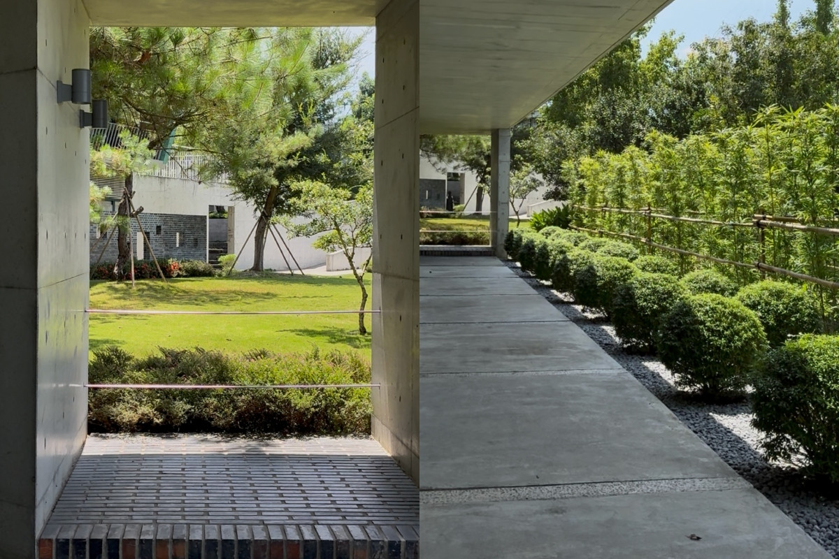 廊道兩側尤具傳統園林情調。(圖片提供/攝影:Ning Chi) 廊道兩側尤具傳統園林情調。(圖片提供/攝影:Ning Chi)