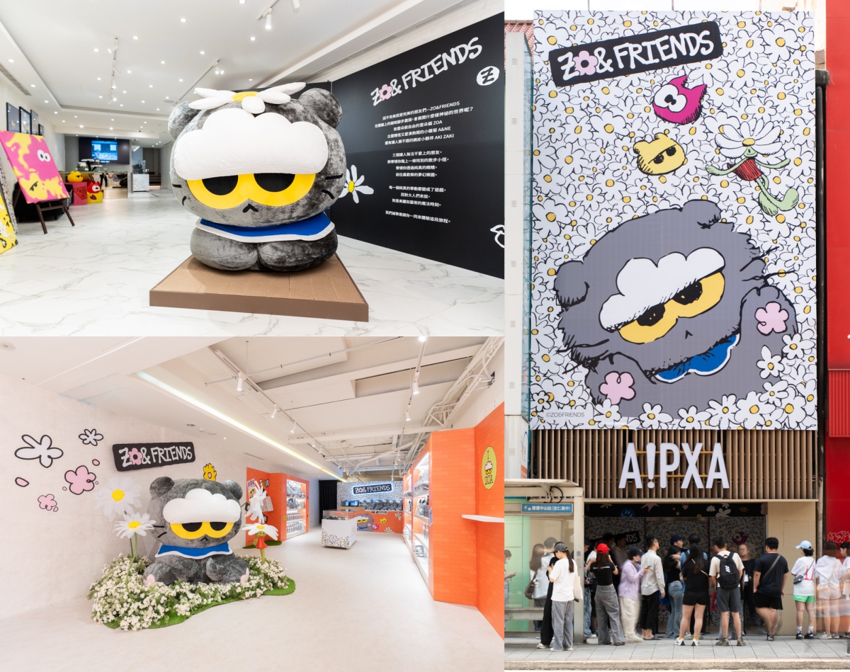 為期兩週的期間限定 ZO&FRIENDS 快閃店於2025年8月18日於台北盛大登場。(圖片提供:LINE FRIENDS) 為期兩週的期間限定 ZO&FRIENDS 快閃店於2025年8月18日於台北盛大登場。(圖片提供:LINE FRIENDS)