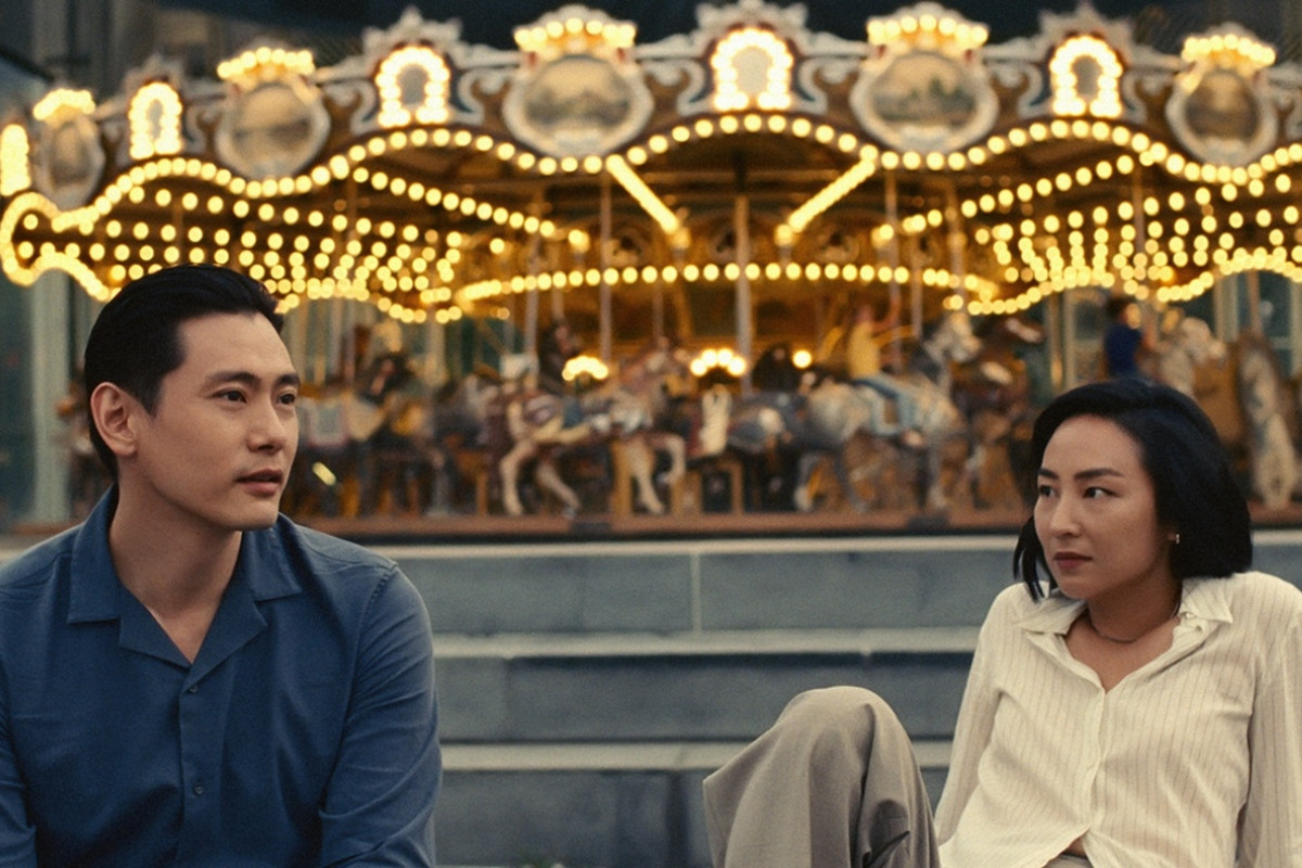 《之前的我們》(Past Lives, 2023)。(圖片提供:金馬影展) 《之前的我們》(Past Lives, 2023)。(圖片提供:金馬影展)