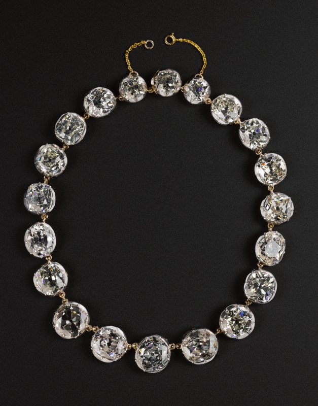 The Sutherland Diamonds, comprising diamond necklace with two additional diamond-set sections. © Victoria and Albert Museum, London. The Sutherland Diamonds, comprising diamond necklace with two additional diamond-set sections. © Victoria and Albert Museum, London.