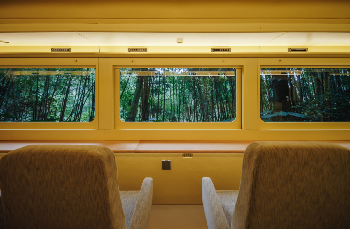 阿里山小火車「森里號」新亮相！列車設計融合日出意象，座位變寬、加裝自動門等全面升級