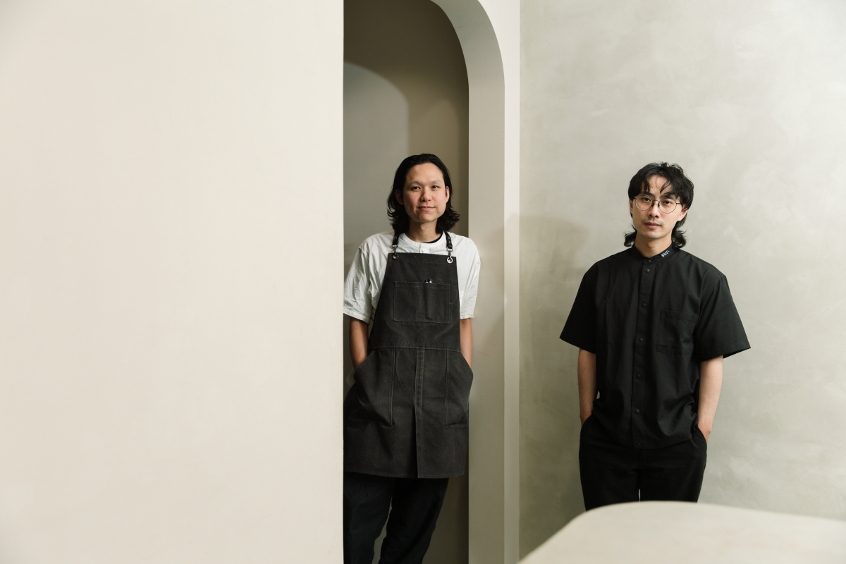 MINIMAL主廚萬士傑、「澀Sur-」主廚林佾華。(攝影:陳婉寧) MINIMAL主廚萬士傑、「澀Sur-」主廚林佾華。(攝影:陳婉寧)