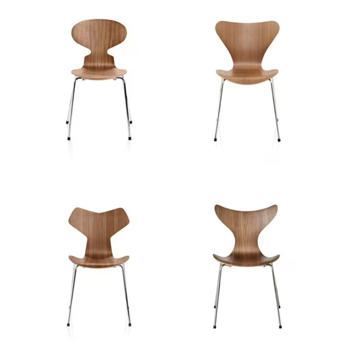 4款可回收座椅。(圖片來源:Fritz Hansen) 4款可回收座椅。(圖片來源:Fritz Hansen)