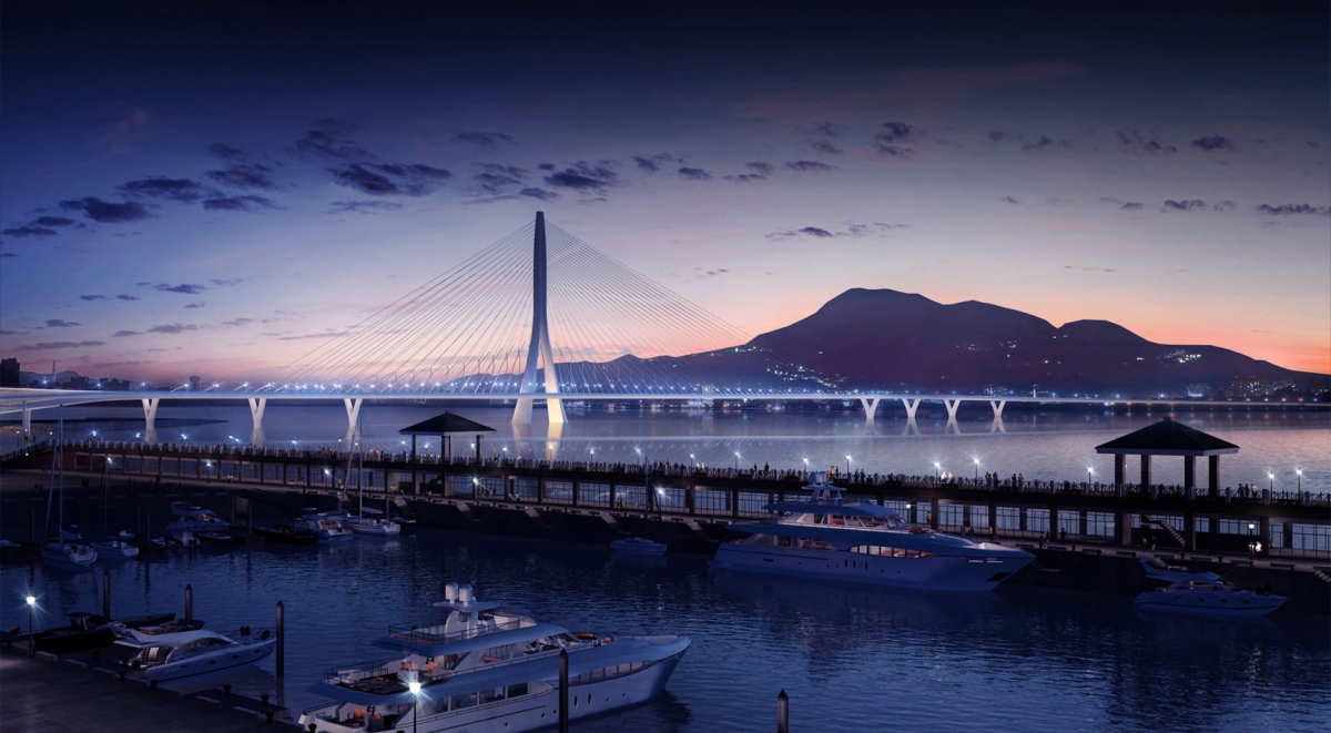 「淡江大橋」2026年啟用!Zaha Hadid遺作,以夜半舞者為題打造全世界最大單塔不對稱斜張橋 「淡江大橋」2026年啟用!Zaha Hadid遺作,以夜半舞者為題打造全世界最大單塔不對稱斜張橋