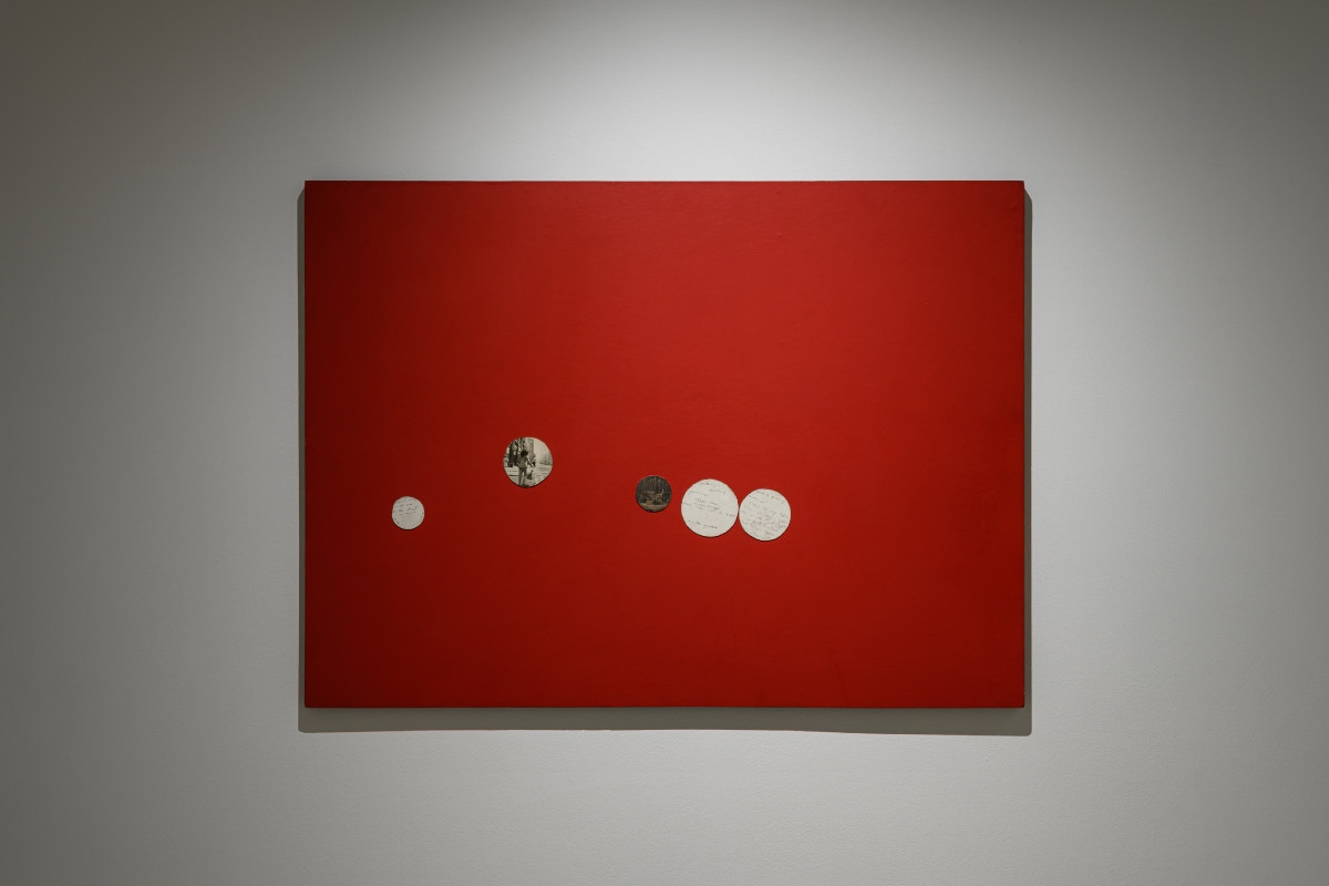 展品〈Pushing〉,李元佳創作於1967年。(圖片提供:文心藝所) 展品〈Pushing〉,李元佳創作於1967年。(圖片提供:文心藝所)