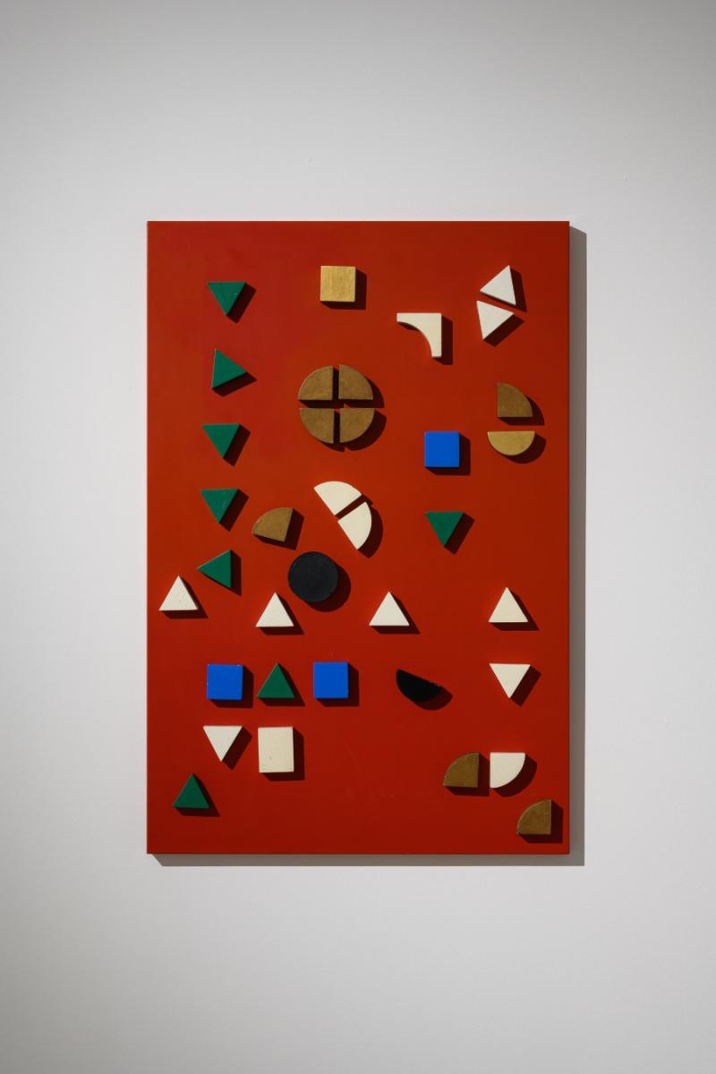展品〈Cosmic Point Multiple〉,李元佳創作於1968年。(圖片提供:文心藝所) 展品〈Cosmic Point Multiple〉,李元佳創作於1968年。(圖片提供:文心藝所)
