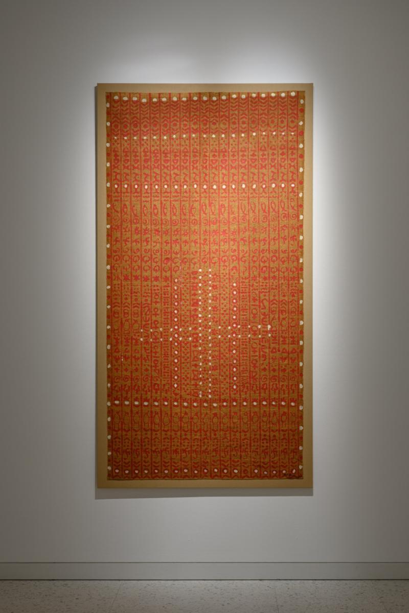 展品〈Untitled (Hanging)〉,李元佳創作於1967年。(圖片提供:文心藝所) 展品〈Untitled (Hanging)〉,李元佳創作於1967年。(圖片提供:文心藝所)
