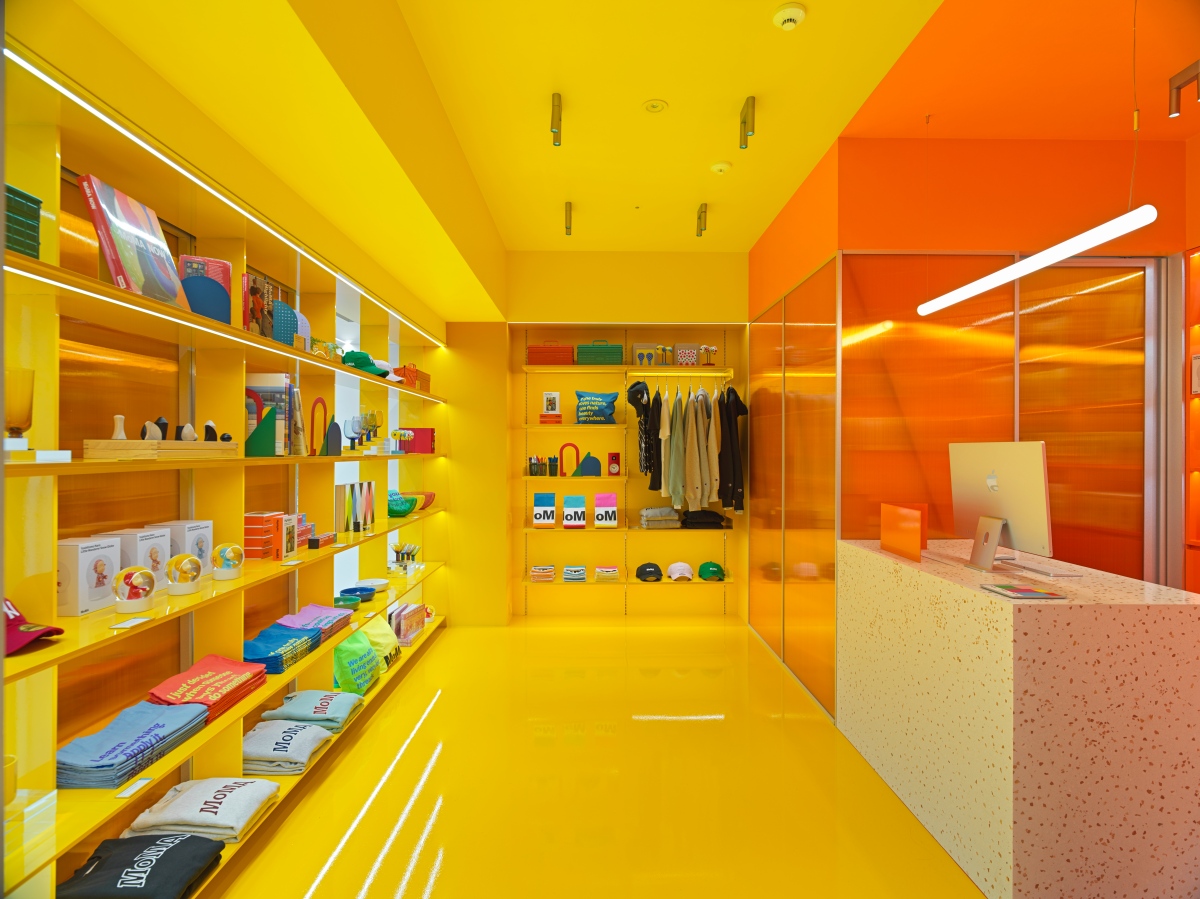 MoMA書店設計商店一景(圖片來源:Hyundai Card) MoMA書店設計商店一景(圖片來源:Hyundai Card)