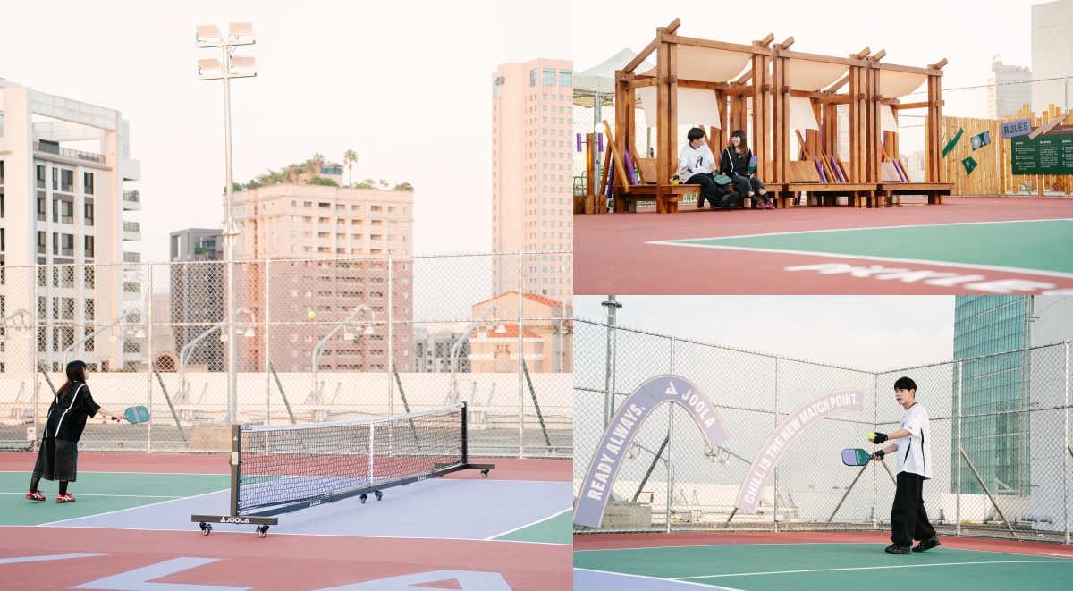 台中高空匹克球場「PiCKLE & CHiLL」亮相!揉合木質拱門、綠意植栽與天際線景觀,打造社交運動新場域 台中高空匹克球場「PiCKLE & CHiLL」亮相!揉合木質拱門、綠意植栽與天際線景觀,打造社交運動新場域