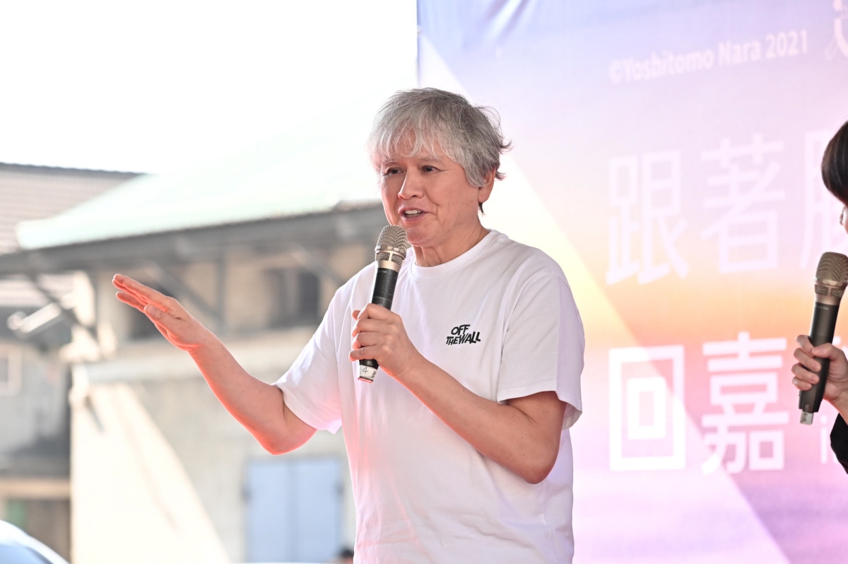 藝術家奈良美智（圖片提供：主辦單位–文化總會、嘉義縣政府）