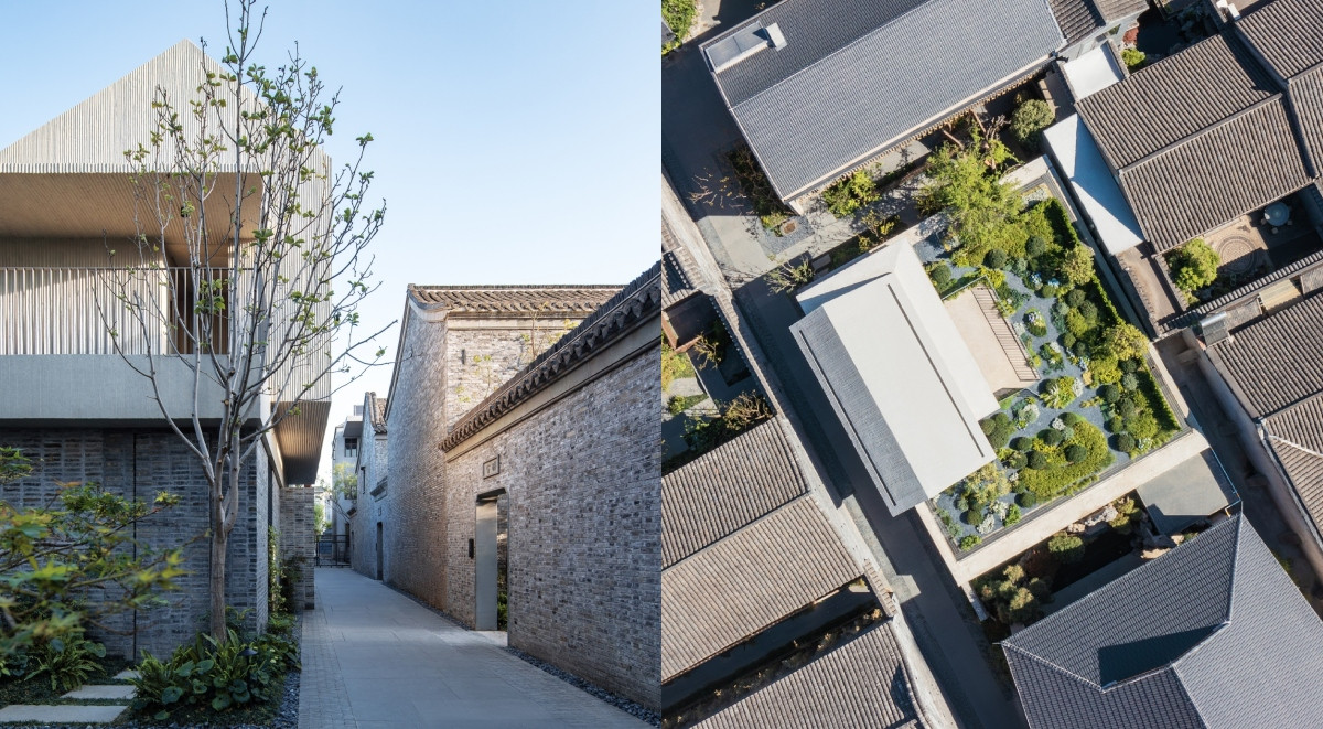 老屋華麗轉身!日本建築事務所B.L.U.E.操刀江蘇園林式酒店:木構X竹模混凝土,「揚州有熊」以亭臺樓閣重現古城風韻