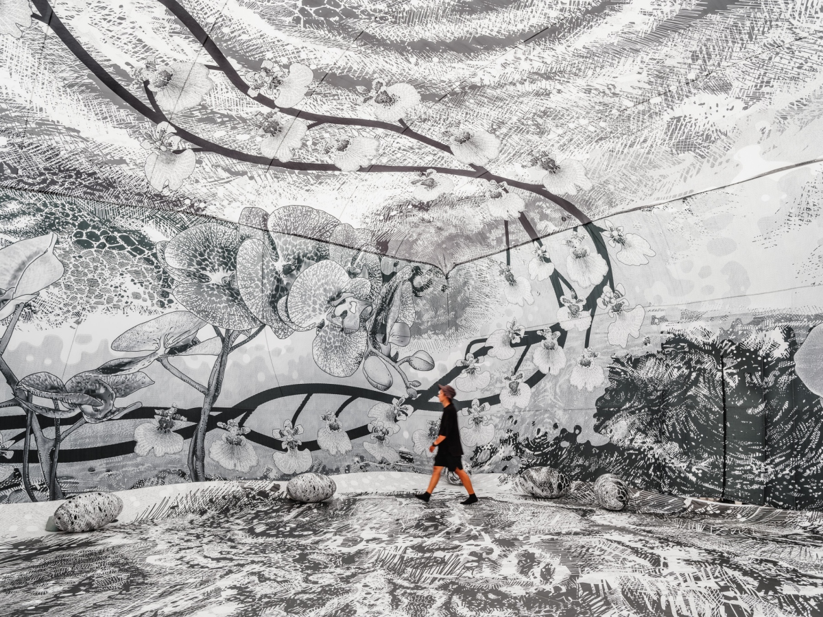 彰化展區《Flower Garden》｜大岩奧斯卡（巴西）｜大型沉浸式裝置（圖片提供：彰化縣政府）