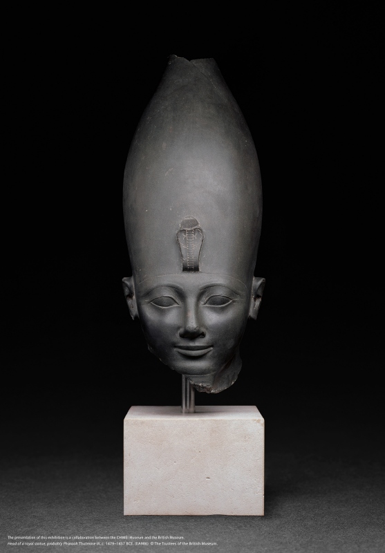 可能是圖特摩斯三世的頭像,約西元前1479–1457年。(EA986)(圖片版權:大英博物館理事會) 可能是圖特摩斯三世的頭像,約西元前1479–1457年。(EA986)(圖片版權:大英博物館理事會)