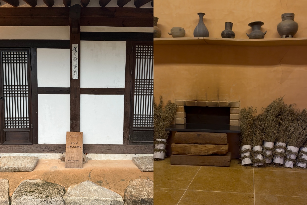 除了住宿空間,這裡也能體驗到散發著艾草香的汗蒸房。(攝影:Adela Cheng) 除了住宿空間,這裡也能體驗到散發著艾草香的汗蒸房。(攝影:Adela Cheng)