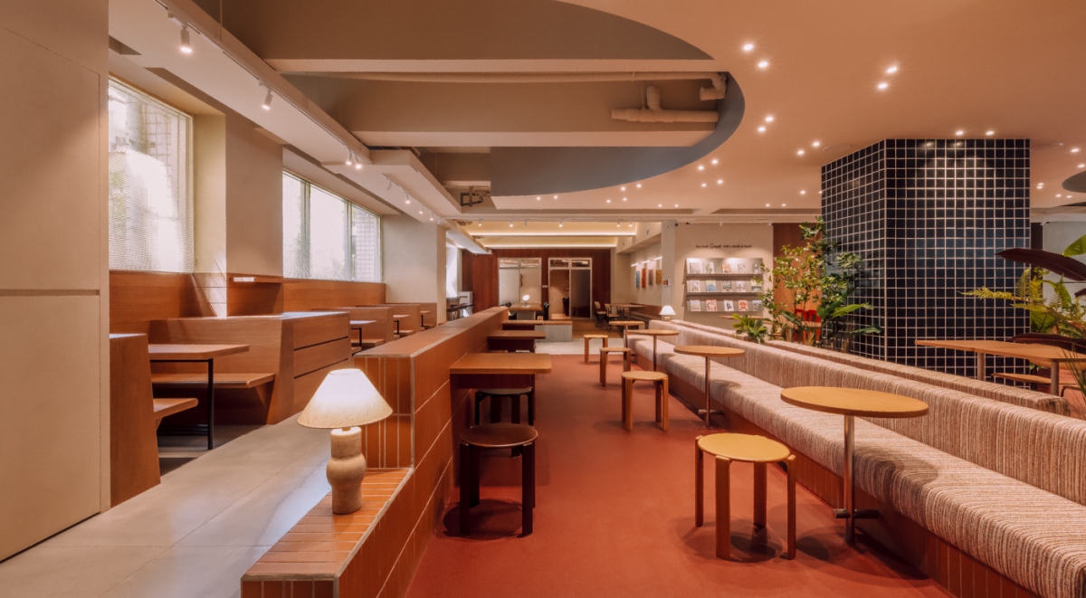 伯朗咖啡館科大概念店開張:溫潤木質調、搭配丹麥品牌HAY家具,打造愜意的「都市客廳」空間  伯朗咖啡館科大概念店開張:溫潤木質調、搭配丹麥品牌HAY家具,打造愜意的「都市客廳」空間