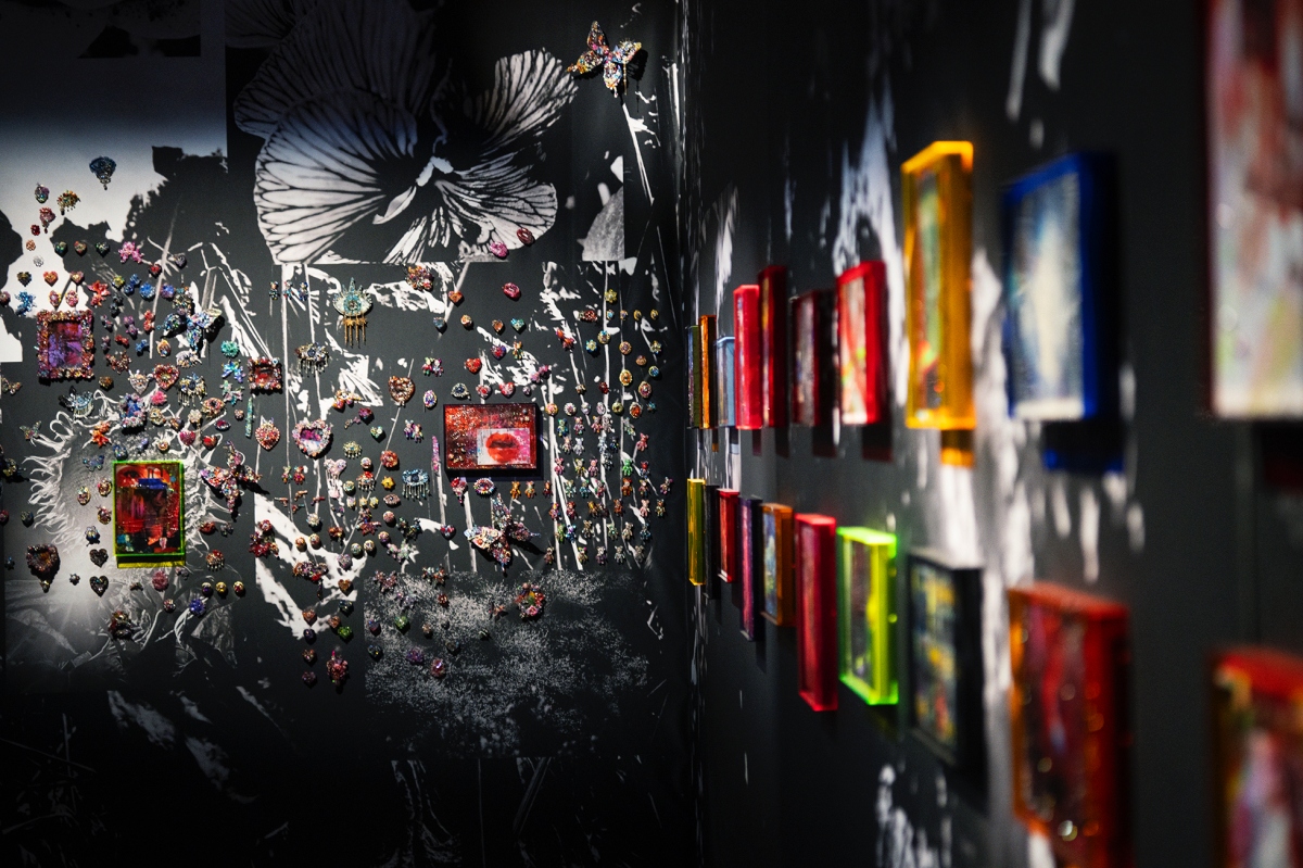 展區《解放與執著》一隅。(日本京都市京瓷美術館;圖片提供:聯合數位文創) 展區《解放與執著》一隅。(日本京都市京瓷美術館;圖片提供:聯合數位文創)