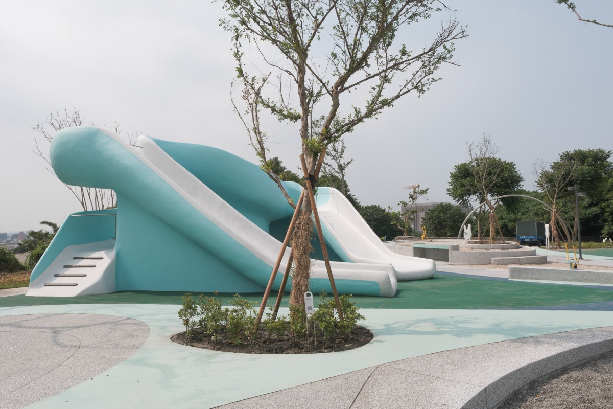 雲之溜滑梯。(圖片提供:台灣設計研究院) 雲之溜滑梯。(圖片提供:台灣設計研究院)