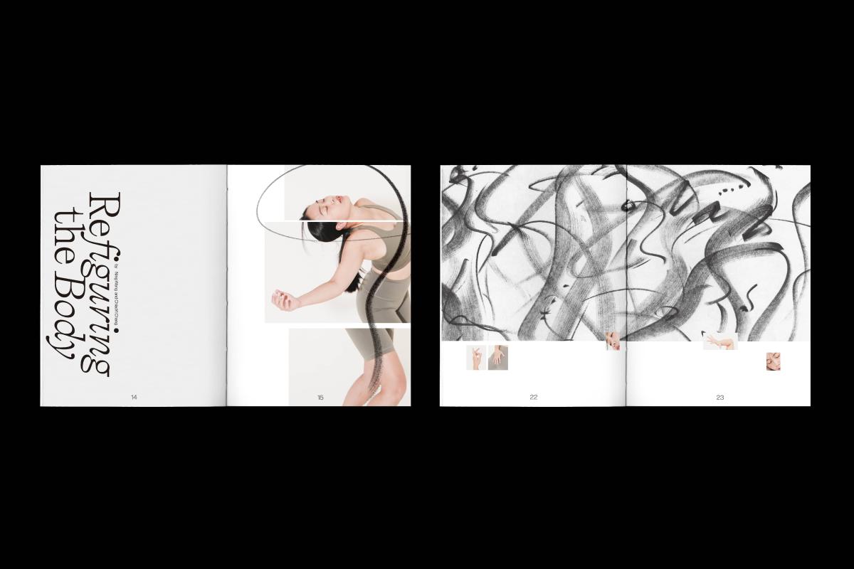 編舞家王甯、平面設計師張巧怡合作作品。(圖片提供:yyin.studio) 編舞家王甯、平面設計師張巧怡合作作品。(圖片提供:yyin.studio)