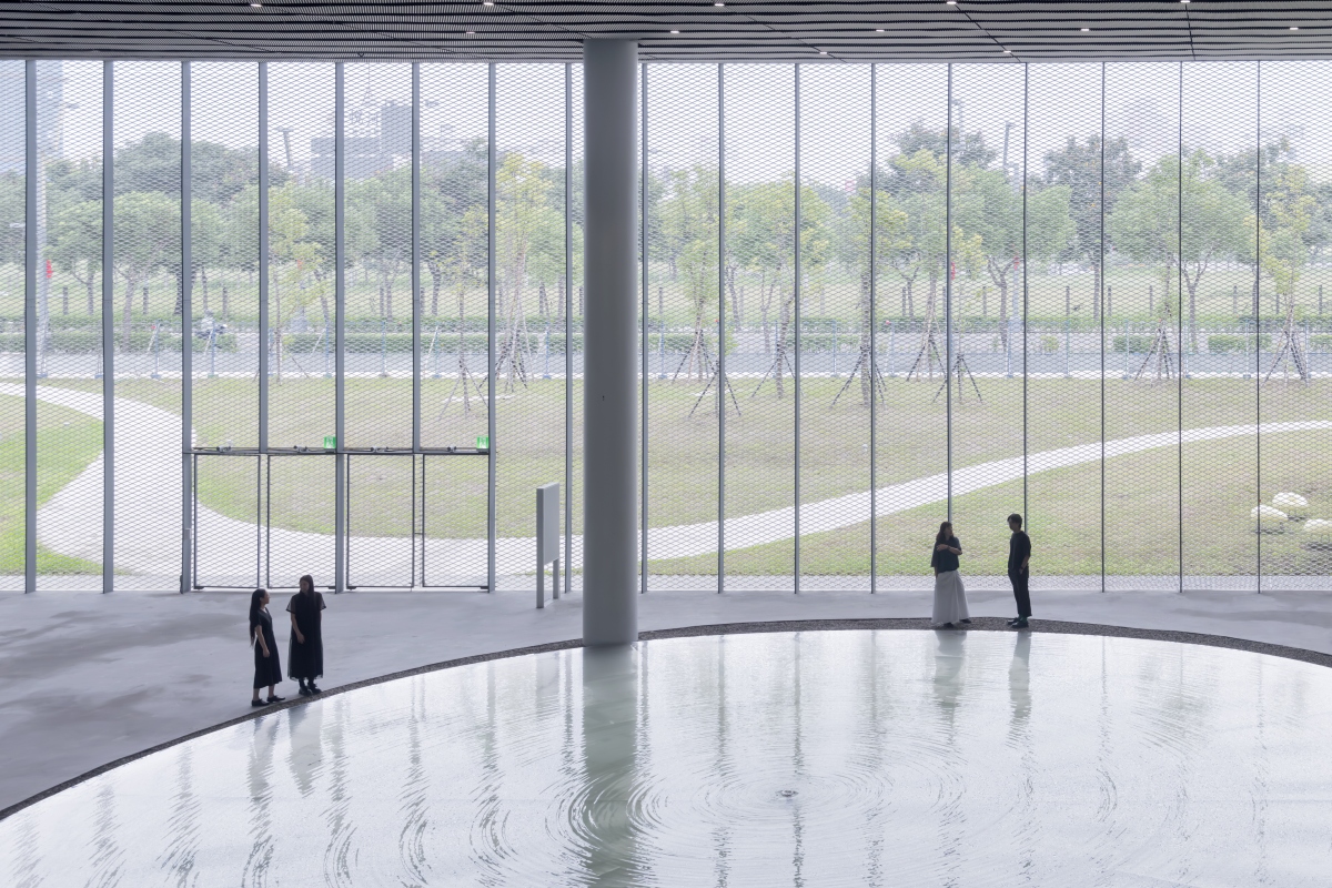 綠美圖入口大廳（圖片提供：中美館，攝影：Iwan Baan）