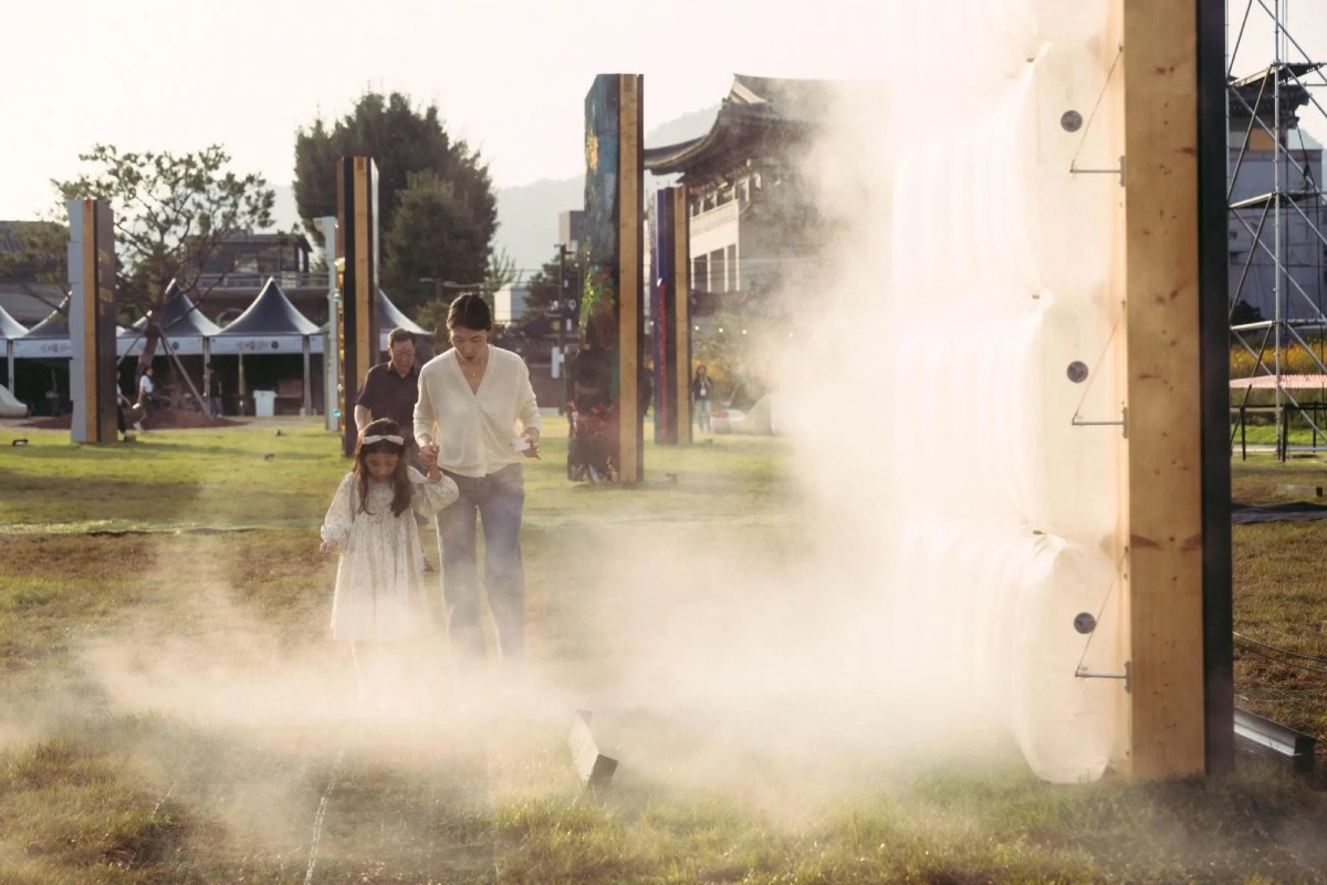 除了是MAD對未來建築立面的探索，《呼吸細胞》亦回應本屆雙年展「以人為本」的策展理念。（圖片來源：MAD Architects）