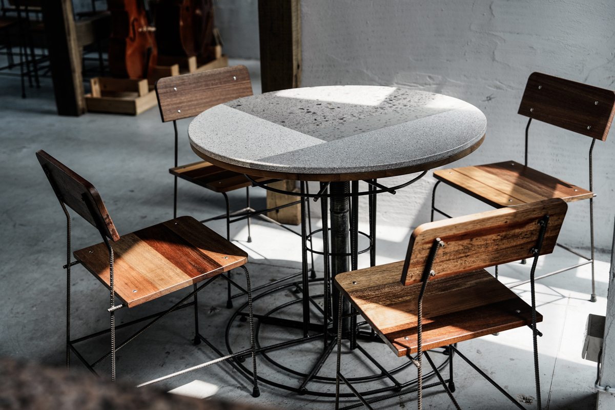 新竹親愛愛樂園區「大用食光」餐廳以回收材料構築！音樂與永續理念交織