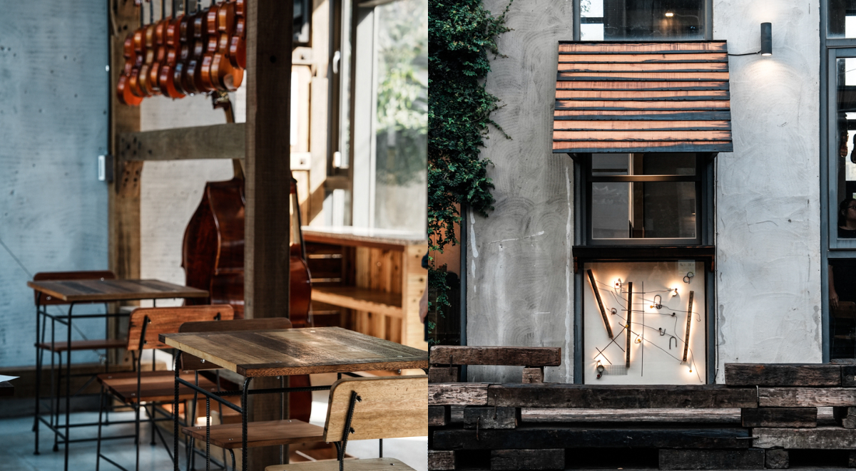 新竹親愛愛樂園區「大用食光」餐廳以回收材料構築！音樂與永續理念交織